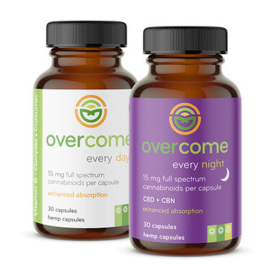 Overcome Every Day & Every Night Sleep Capsule Combo Pack