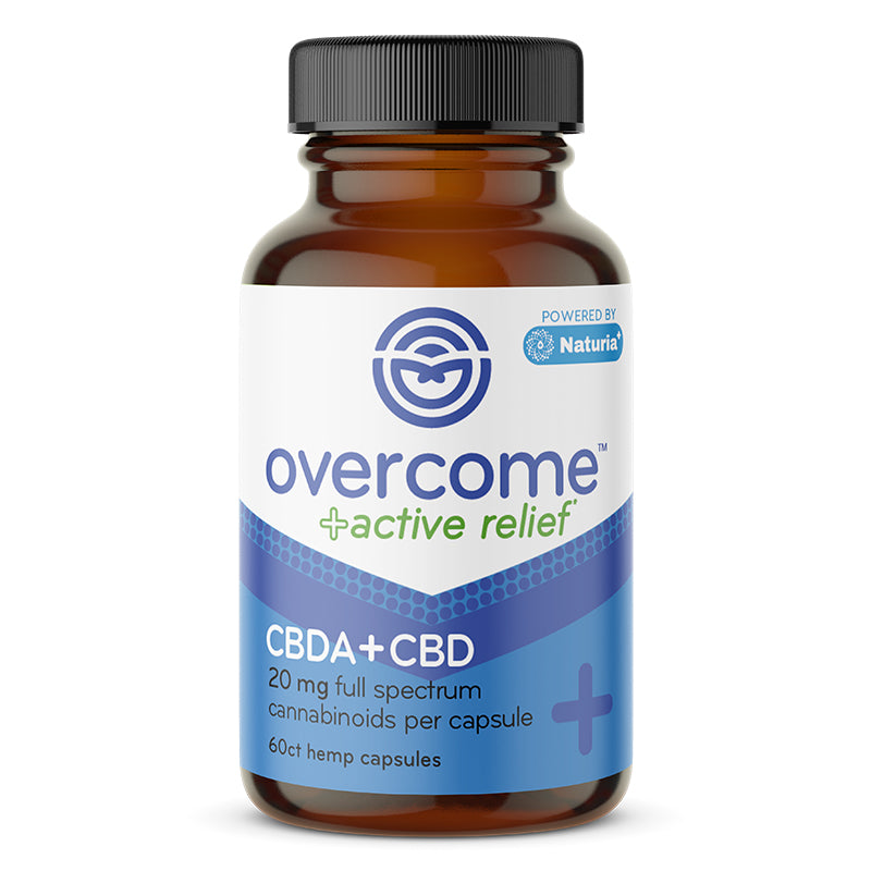 overcome active relief capsules